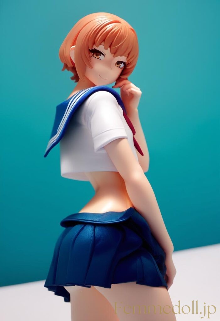 【エロ画像】セーラー服美少女のエロフィギュアAIイラスト 6枚目