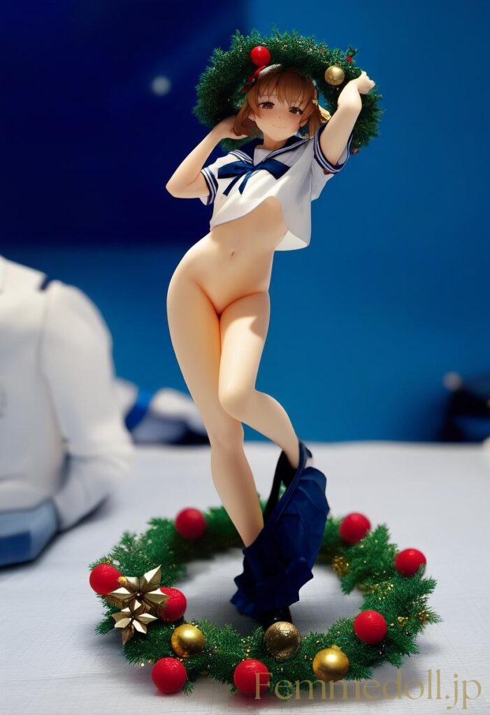 【エロ画像】セーラー服美少女のエロフィギュアAIイラスト 4枚目