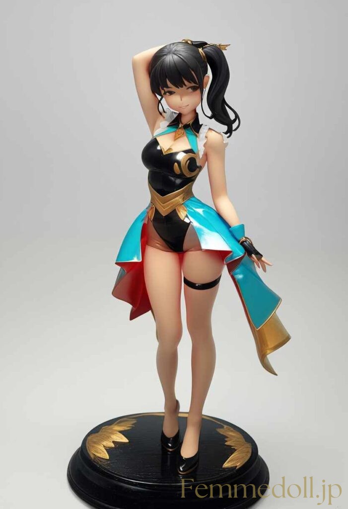 【エロ画像】アイドル風エロフィギュアのAIイラスト 22枚目