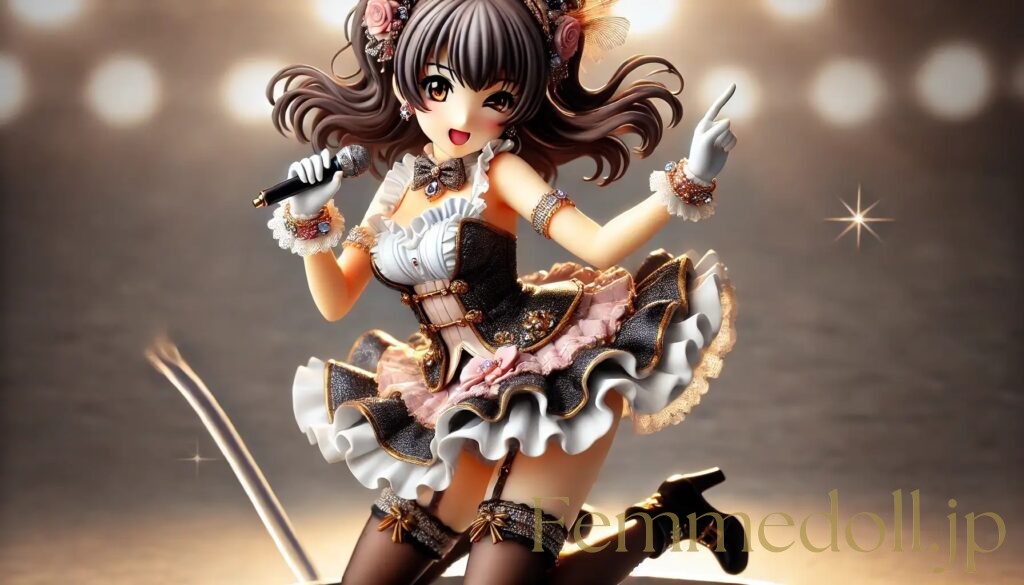 アイドル姿の美少女フィギュア風AIイラスト 28枚目