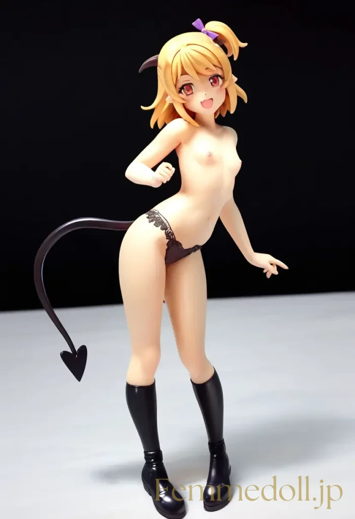 【エロ画像】　つるぺたサキュバスの美少女エロフィギュア風AIイラスト 24枚目