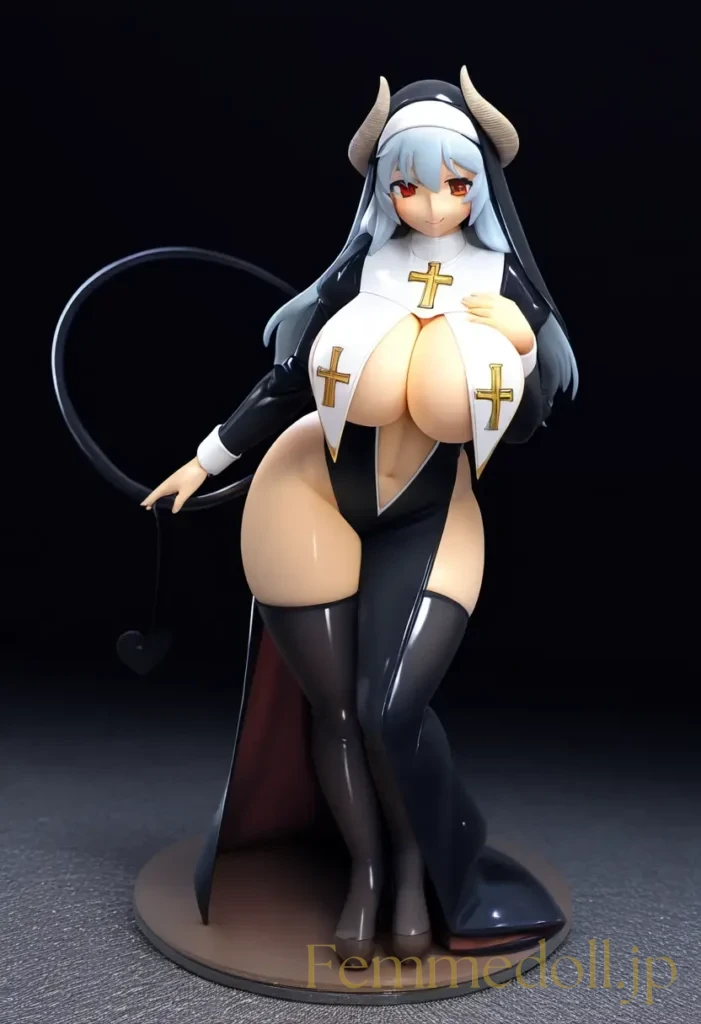 【エロ画像】　ドスケベサキュバスシスターのエロフィギュア風AIイラスト 17枚目