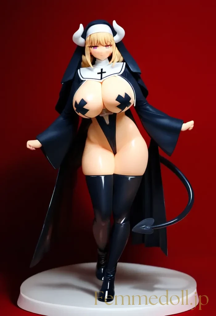 【エロ画像】　ドスケベサキュバスシスターのエロフィギュア風AIイラスト 20枚目