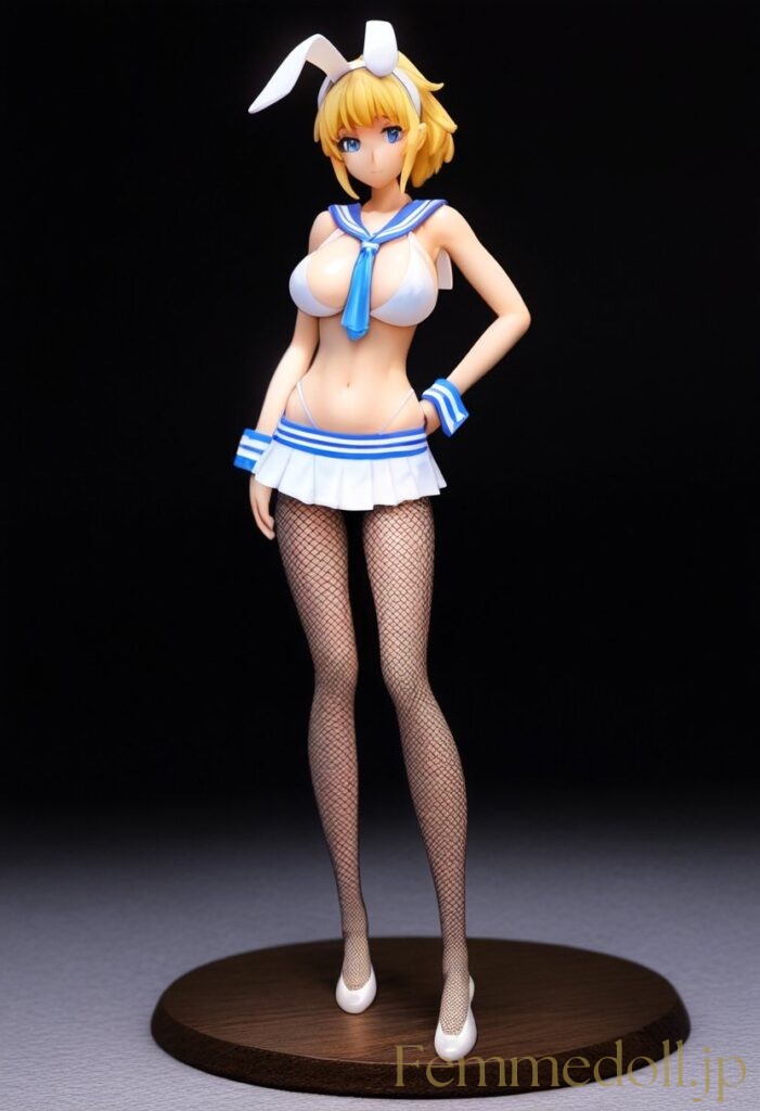 【エロ画像】　セーラーバニー美少女のエロフィギュア風AIイラスト 25枚目