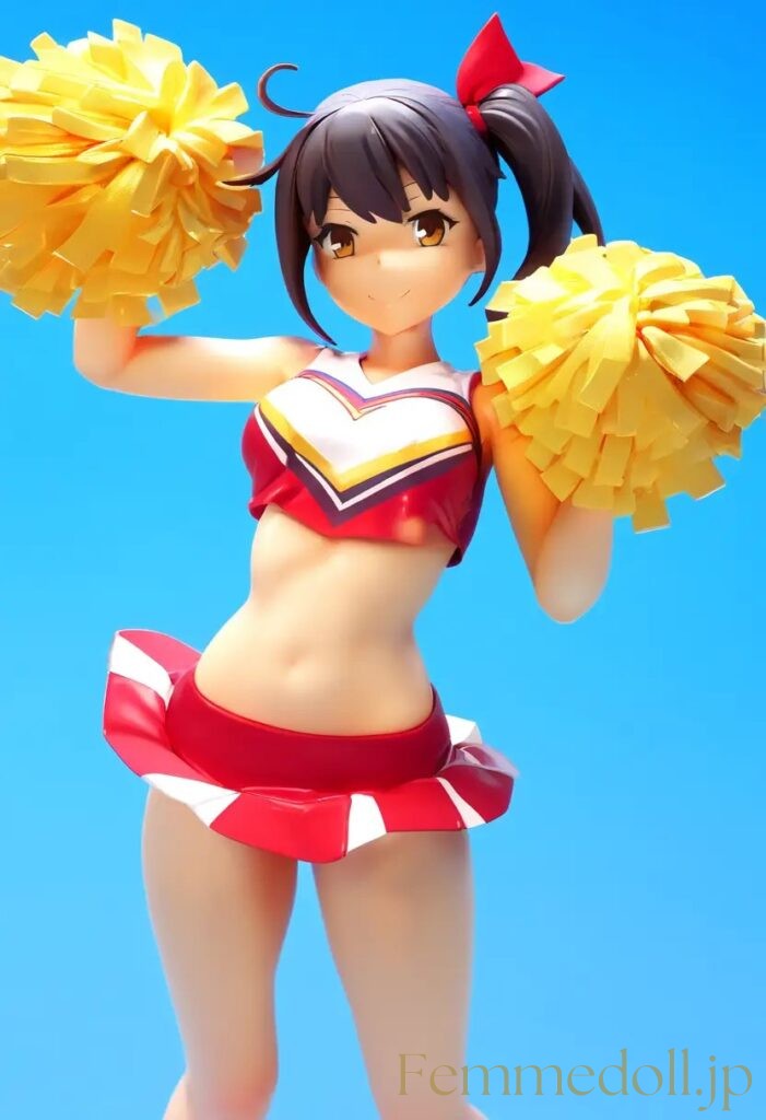 【エロ画像】　チアガールのエロフィギュア風AIイラスト 30枚目
