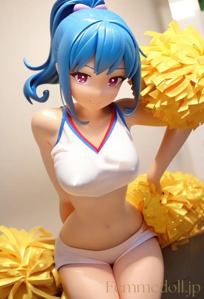 【エロ画像】　チアガールのエロフィギュア風AIイラスト 24枚目