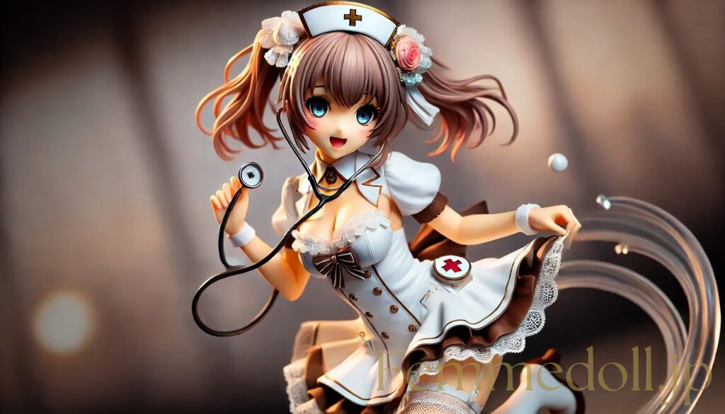 ナース美少女フィギュア風のAIイラスト 12枚目