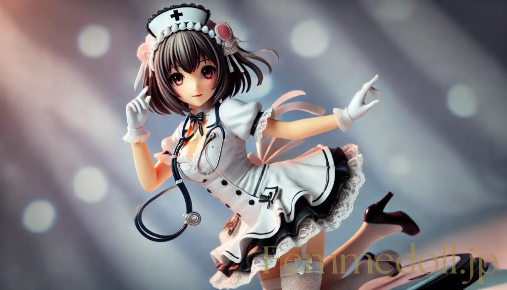 ナース美少女フィギュア風のAIイラスト 13枚目