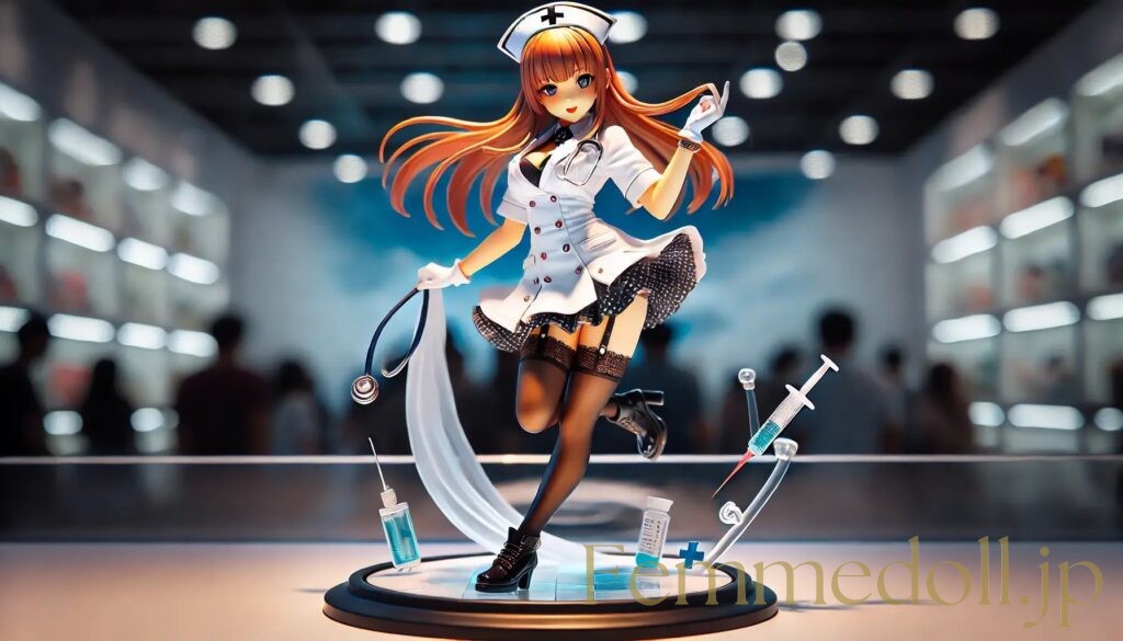 ナース美少女フィギュア風のAIイラスト 7枚目