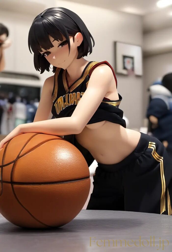 【エロ画像】　バスケ女子のエロフィギュア風AIイラスト 19枚目