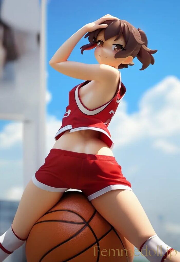 【エロ画像】　バスケ女子のエロフィギュア風AIイラスト 15枚目