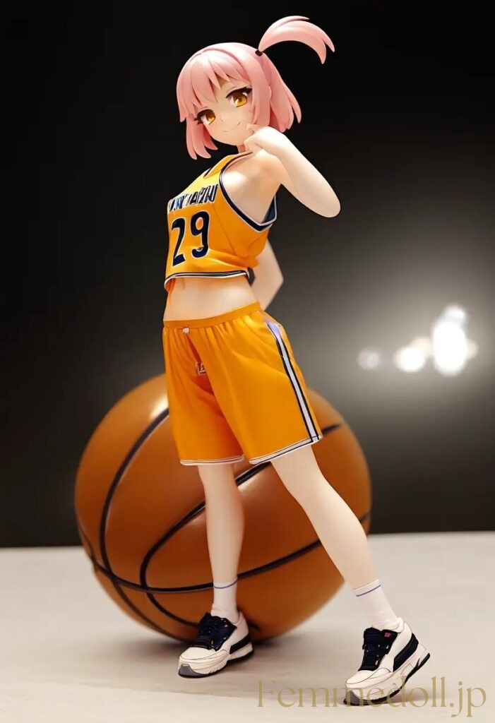 【エロ画像】　バスケ女子のエロフィギュア風AIイラスト 14枚目