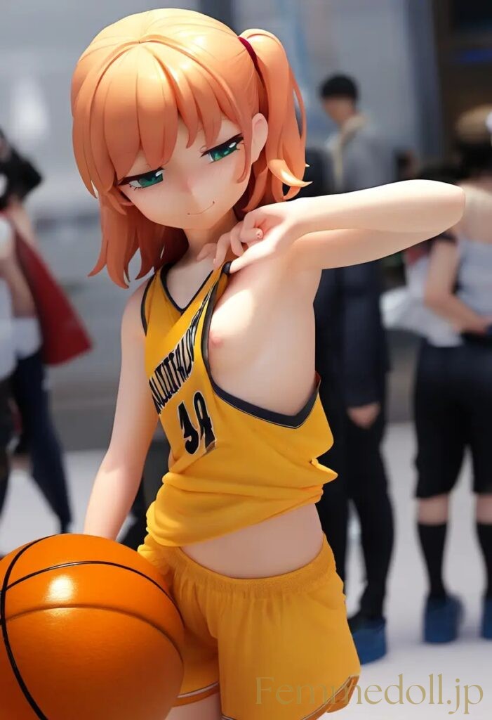 【エロ画像】　バスケ女子のエロフィギュア風AIイラスト 26枚目