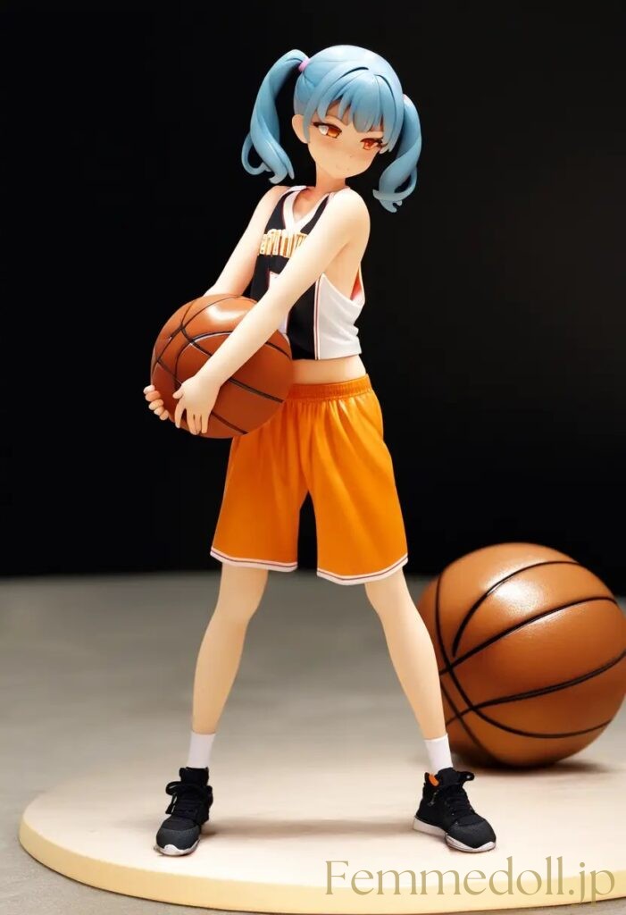 【エロ画像】　バスケ女子のエロフィギュア風AIイラスト 24枚目