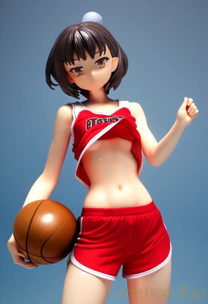 【エロ画像】　バスケ女子のエロフィギュア風AIイラスト 28枚目