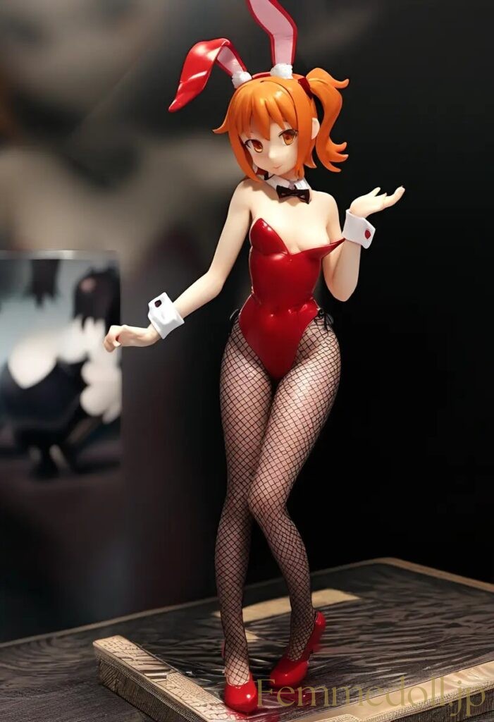 【エロ画像】　バニーガール衣装の美少女エロフィギュア風AIイラスト 28枚目