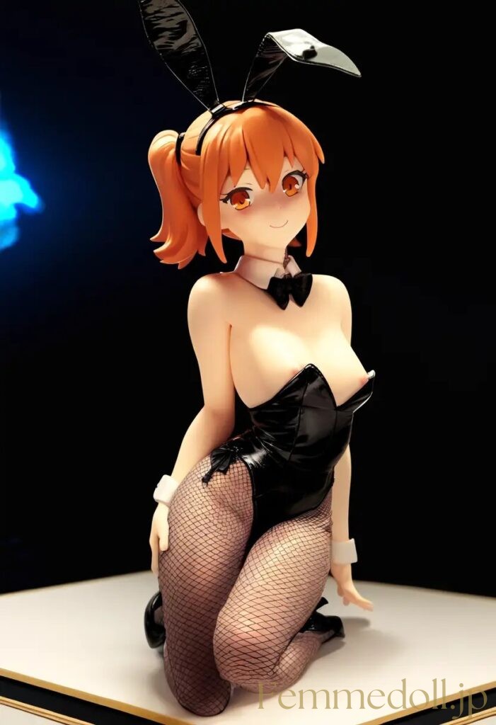 【エロ画像】　バニーガール衣装の美少女エロフィギュア風AIイラスト 3枚目