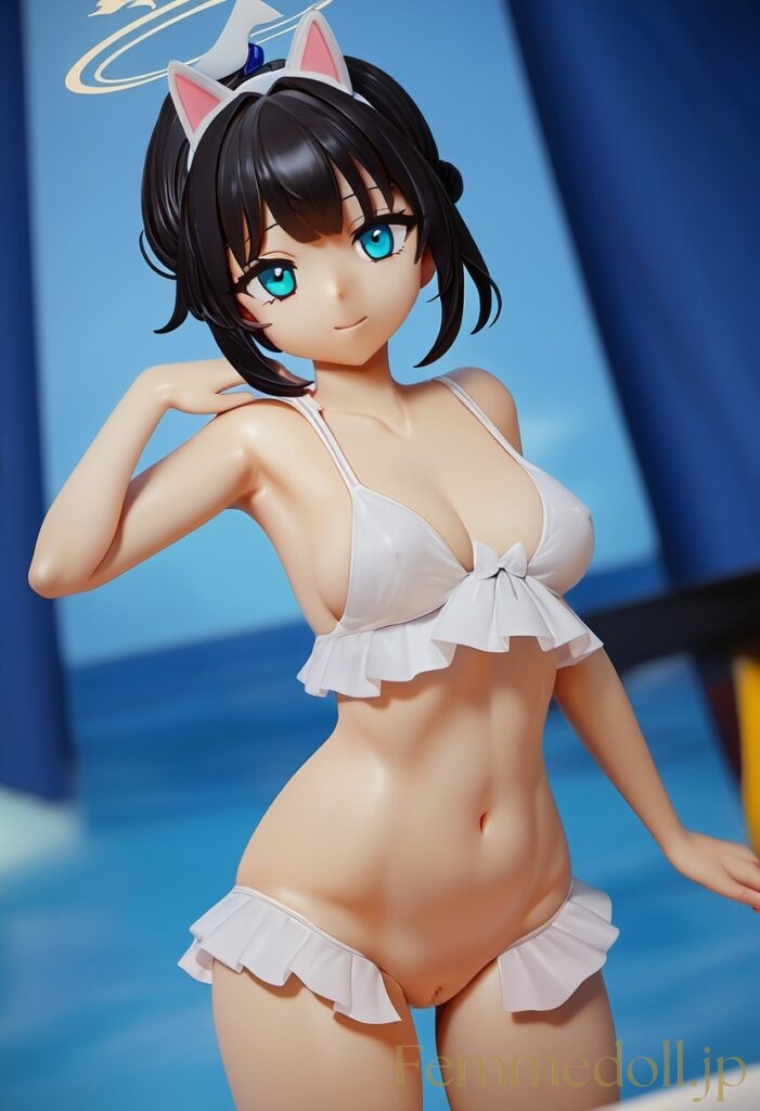 【エロ画像】ブルーアーカイブのフィギュア風AIイラスト没画像まとめ2 15枚目