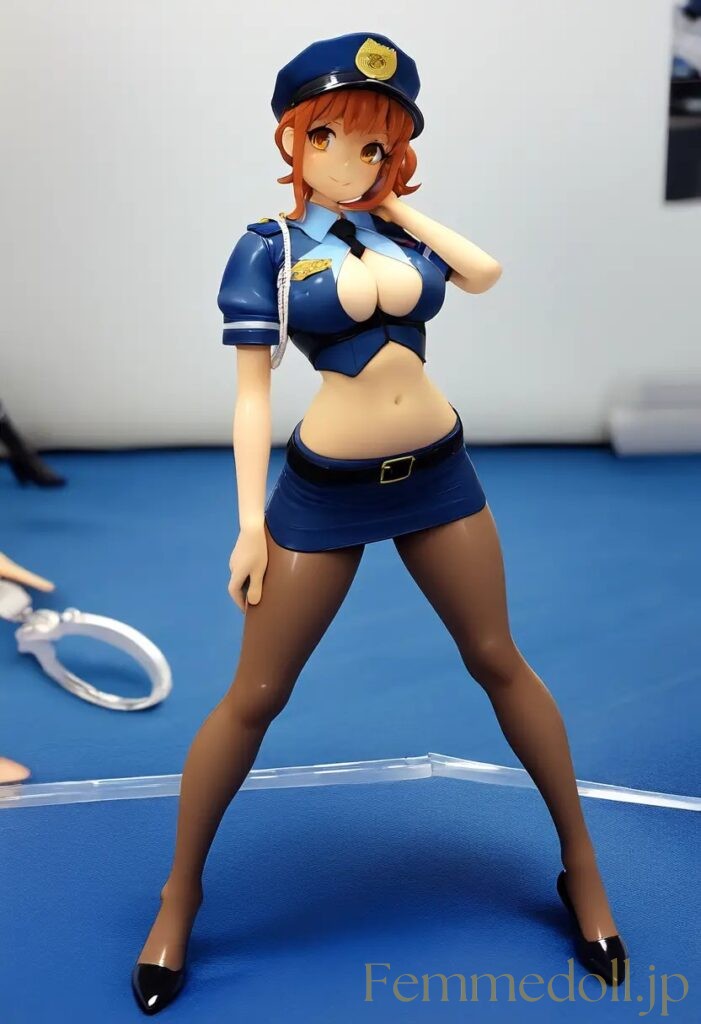 【エロ画像】　えちえちミニスカポリスお姉さんのエロフィギュア風AIイラスト 27枚目