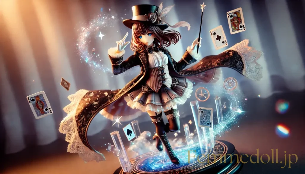 ミニスカ美少女フィギュア風のAIイラスト 10枚目