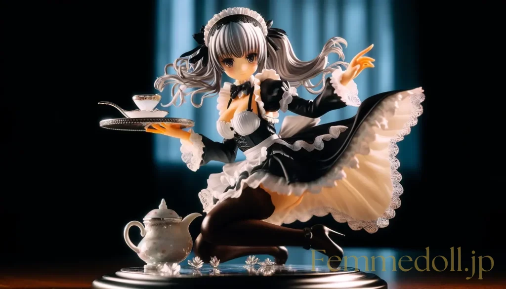 メイド美少女フィギュア風のAIイラスト 19枚目