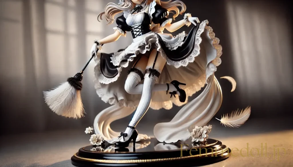 メイド美少女フィギュア風のAIイラスト 18枚目
