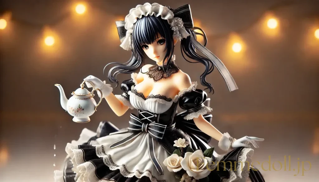 メイド美少女フィギュア風のAIイラスト 11枚目