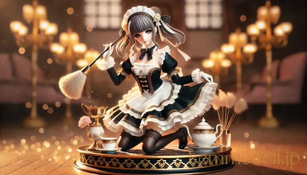 メイド美少女フィギュア風のAIイラスト 20枚目