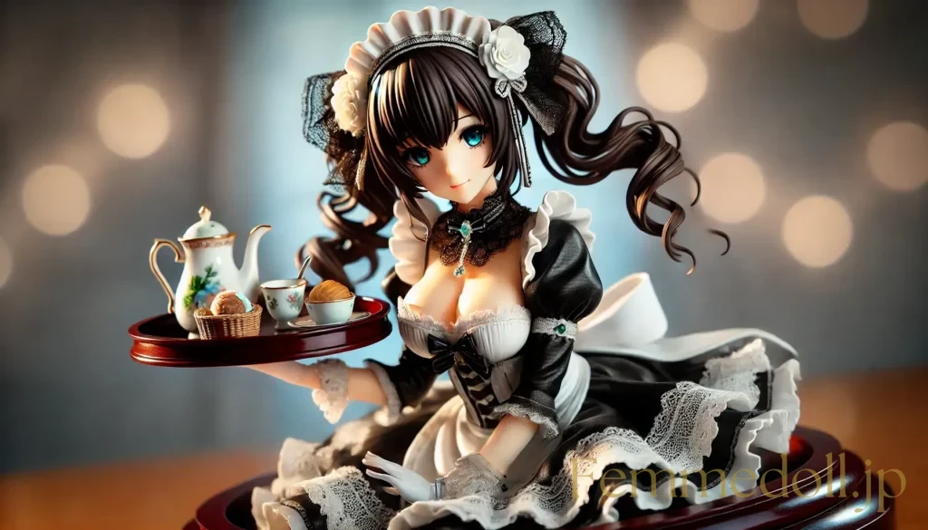 メイド美少女フィギュア風のAIイラスト 16枚目