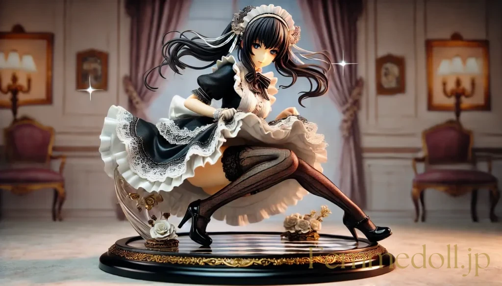 メイド美少女フィギュア風のAIイラスト 13枚目