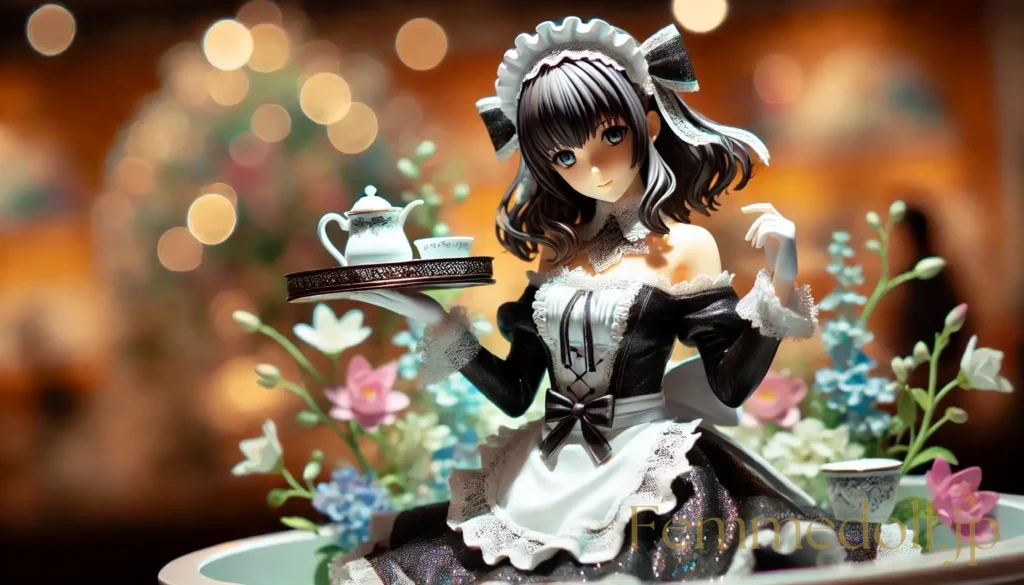 メイド美少女フィギュア風のAIイラスト 21枚目