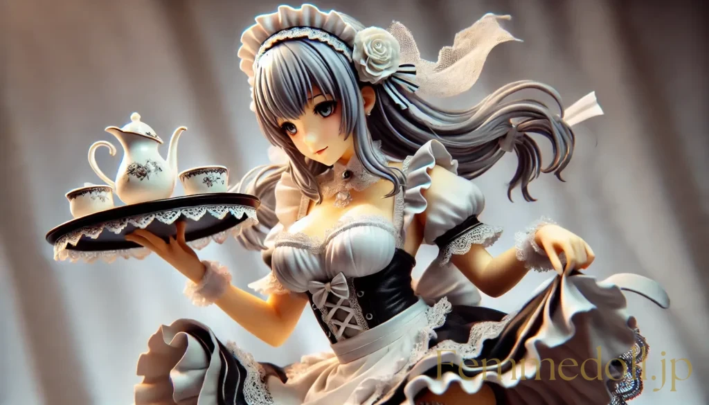 メイド美少女フィギュア風のAIイラスト 24枚目