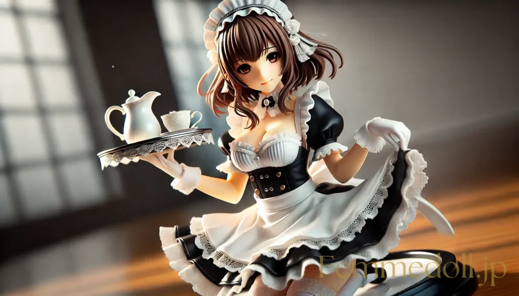メイド美少女フィギュア風のAIイラスト 25枚目