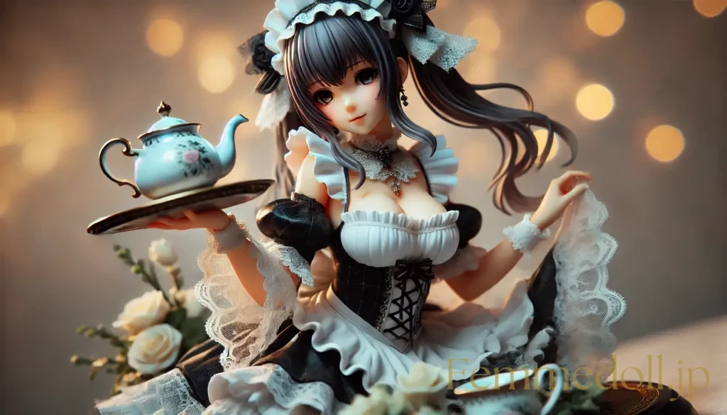 メイド美少女フィギュア風のAIイラスト 29枚目