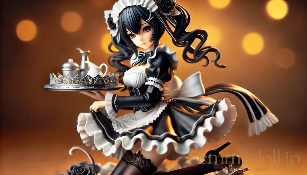 メイド美少女フィギュア風のAIイラスト 26枚目