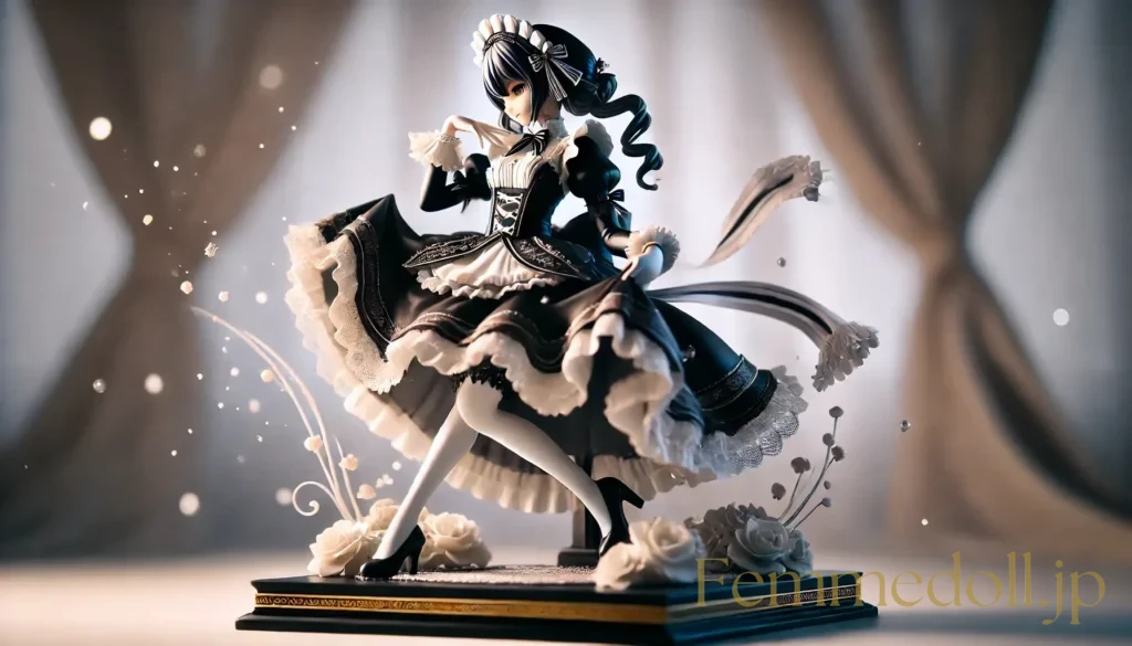 メイド美少女フィギュア風のAIイラスト 27枚目