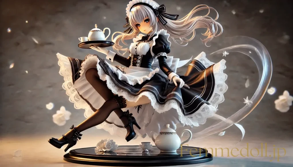 メイド美少女フィギュア風のAIイラスト 30枚目