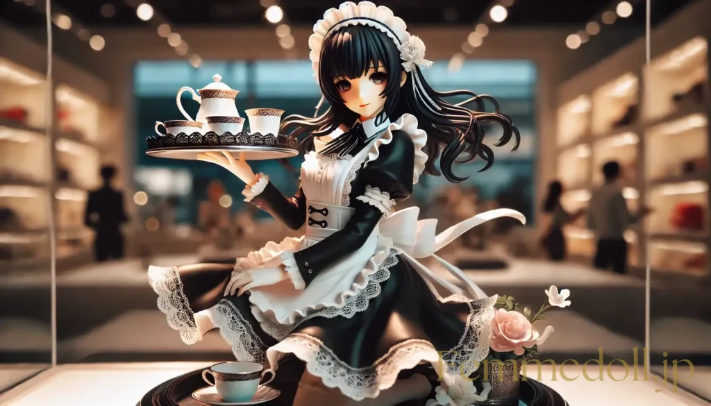 メイド美少女フィギュア風のAIイラスト 8枚目