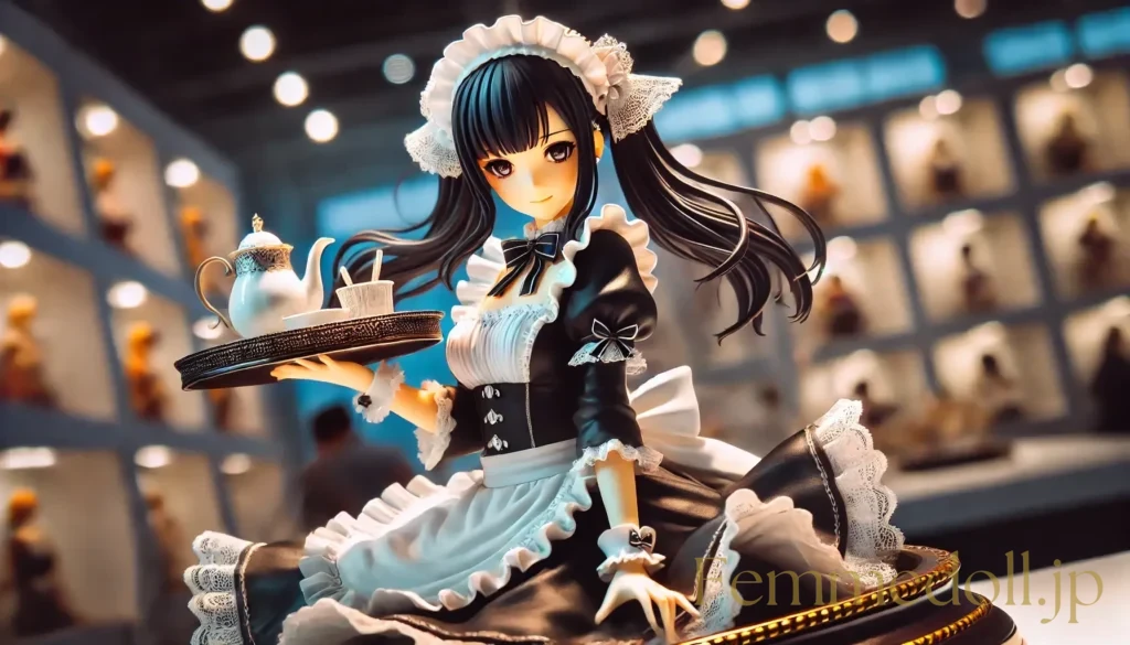 メイド美少女フィギュア風のAIイラスト 9枚目