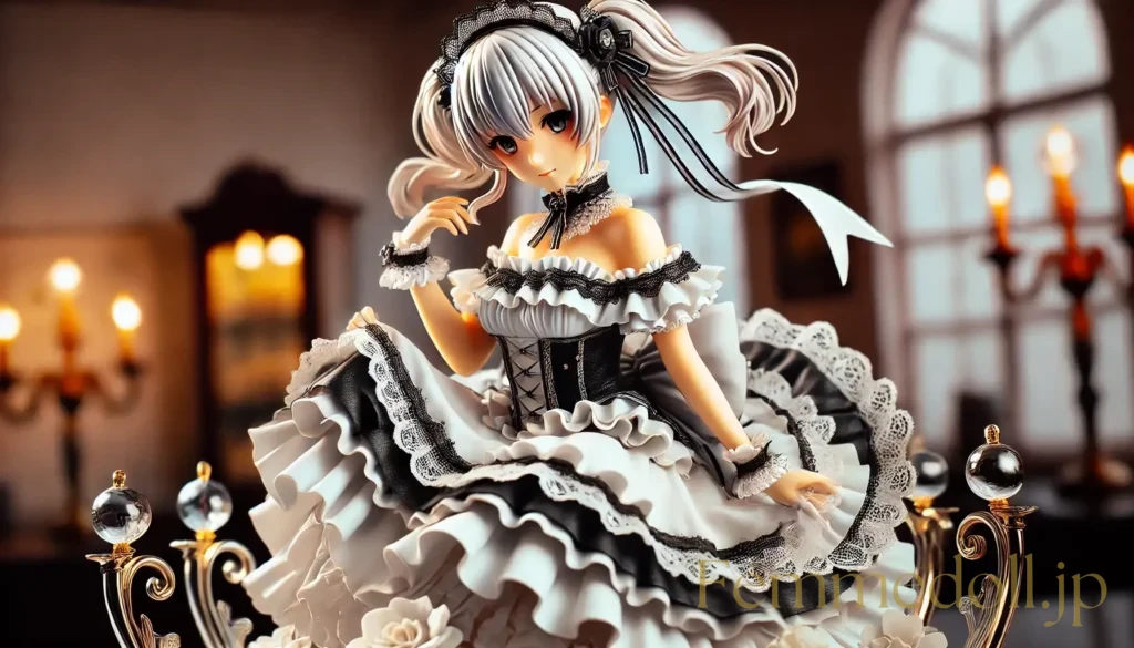 メイド美少女フィギュア風のAIイラスト 7枚目