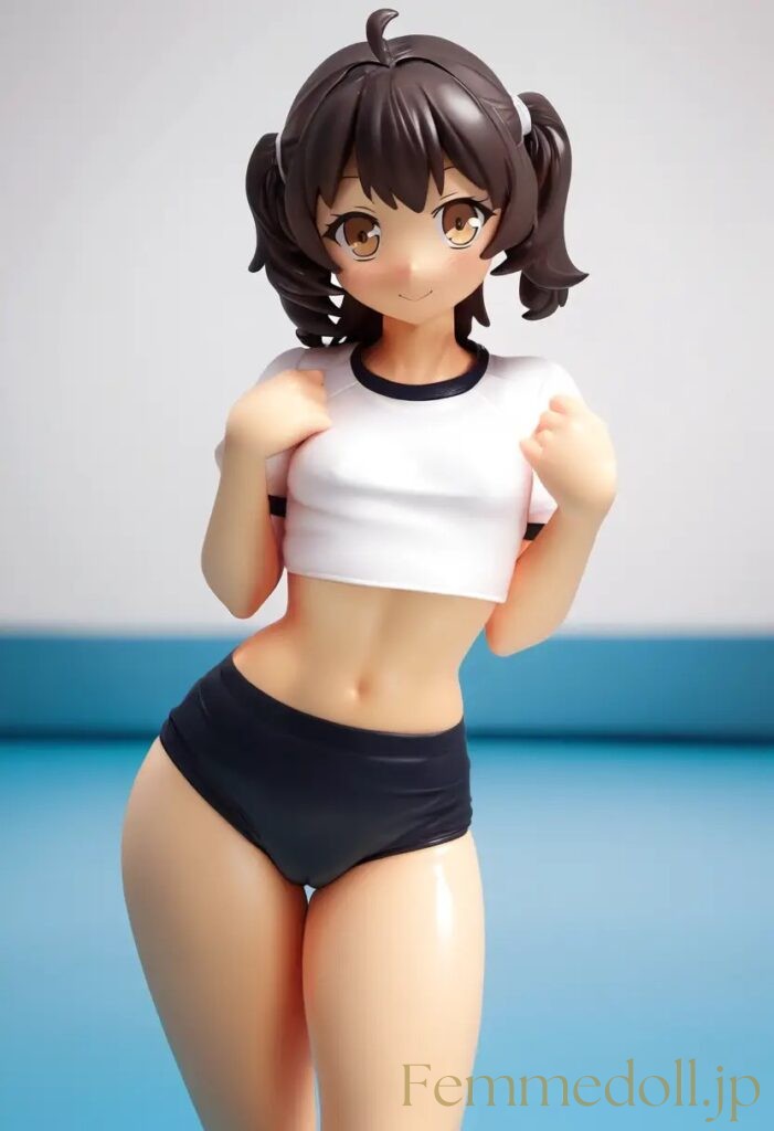 【エロ画像】　体操服姿の美少女エロフィギュア風AIイラスト 27枚目