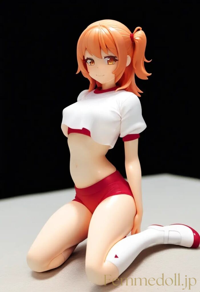 【エロ画像】　体操服姿の美少女エロフィギュア風AIイラスト 7枚目