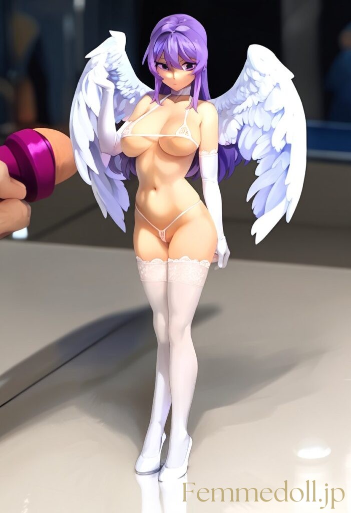 【エロ画像】　むっちりドスケベ天使のエロフィギュア風AIイラスト 14枚目