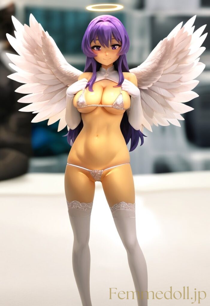 【エロ画像】　むっちりドスケベ天使のエロフィギュア風AIイラスト 20枚目