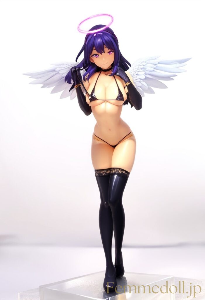【エロ画像】　むっちりドスケベ天使のエロフィギュア風AIイラスト 24枚目