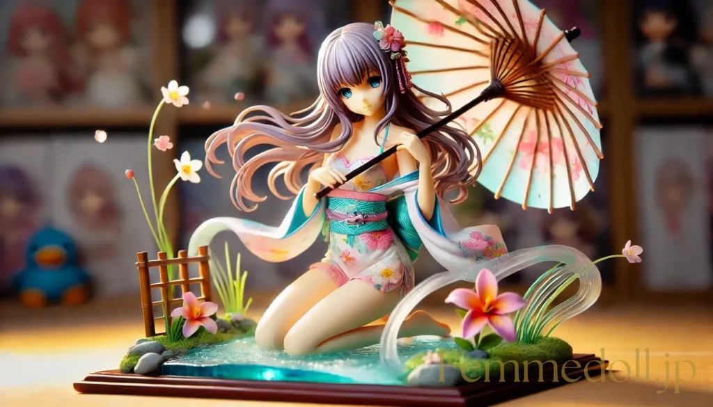 水着美少女フィギュア風のAIイラスト 13枚目