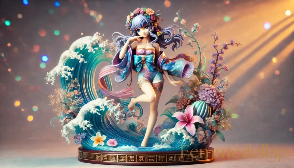 水着美少女フィギュア風のAIイラスト 25枚目