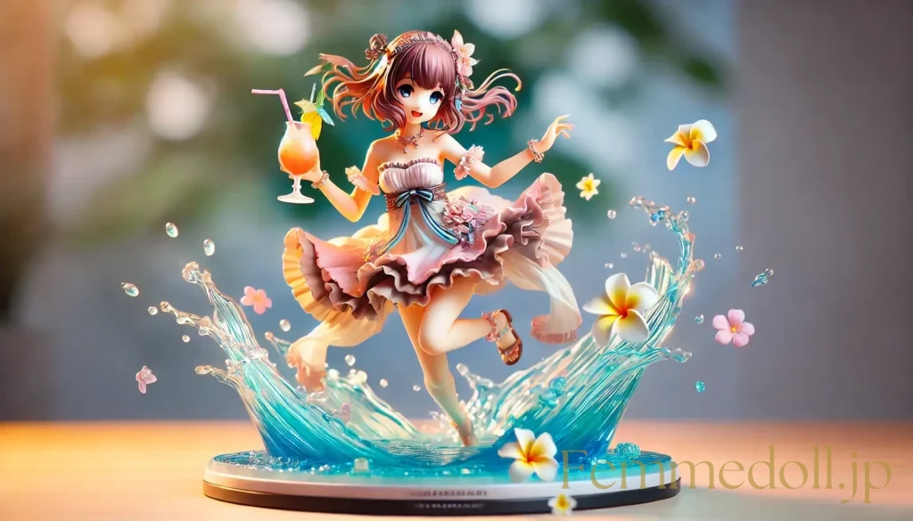 水着美少女フィギュア風のAIイラスト 18枚目