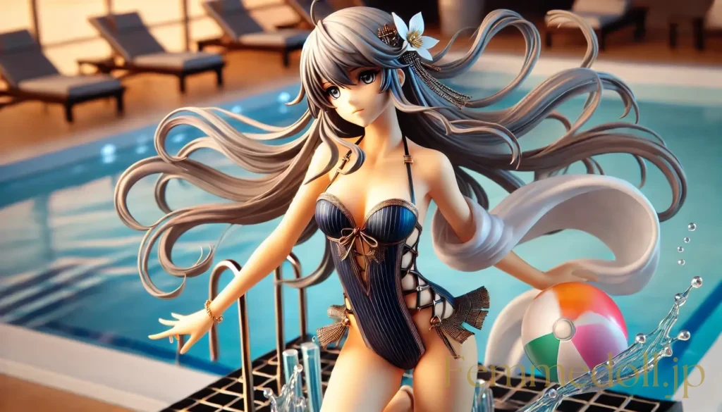 水着美少女フィギュア風のAIイラスト 28枚目