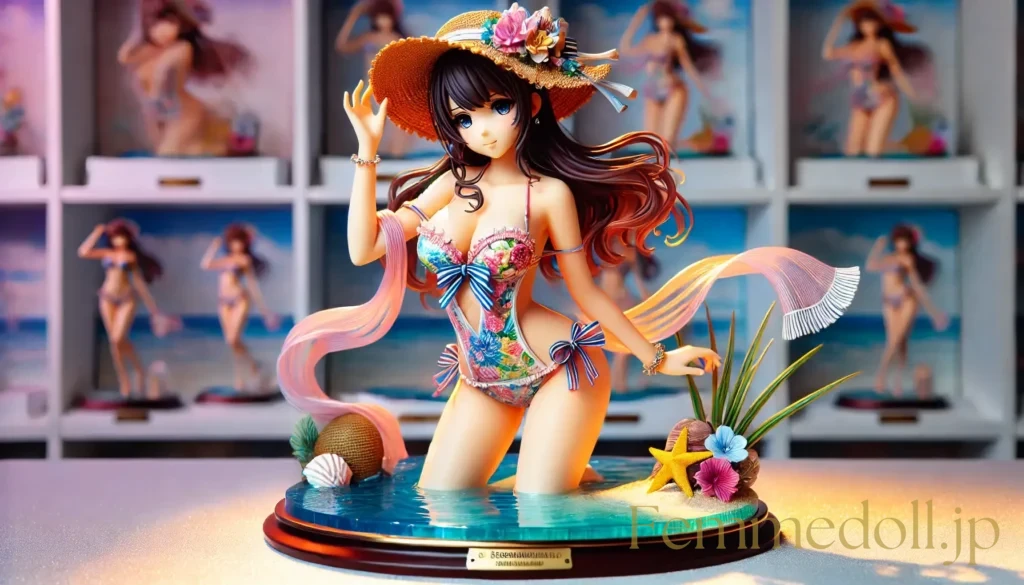 水着美少女フィギュア風のAIイラスト 21枚目